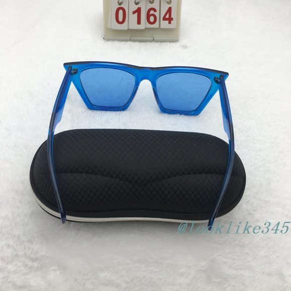 Blue Frame Blue Lens Sunglasses - Picture 3 of 4